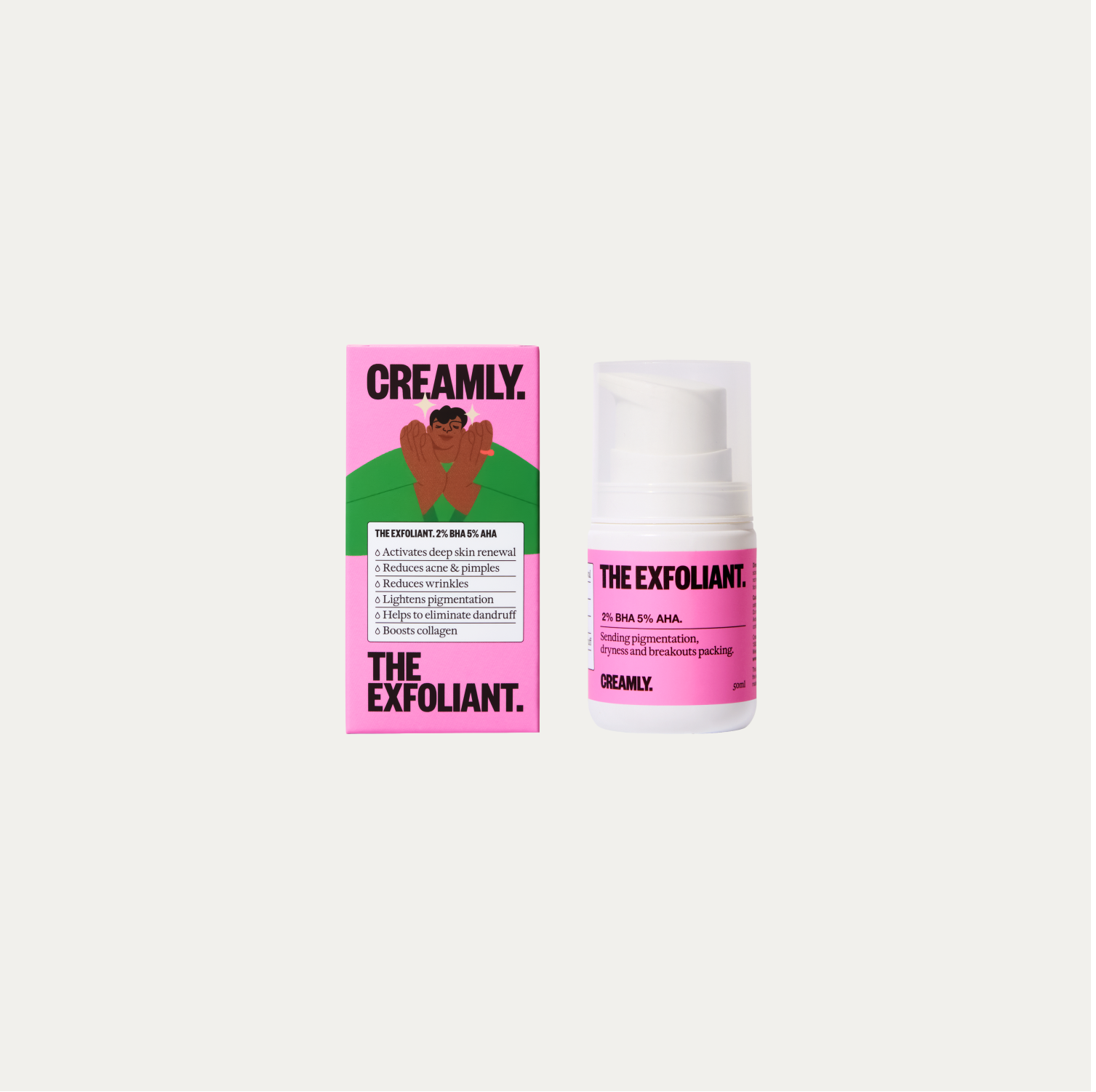 The Exfoliant. 2% BHA 5% AHA