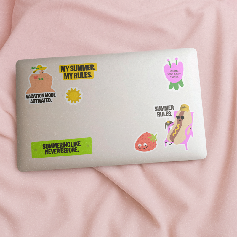 Das Sticker-Set. Für Sommergefühle