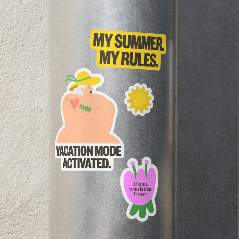 Das Sticker-Set. Für Sommergefühle