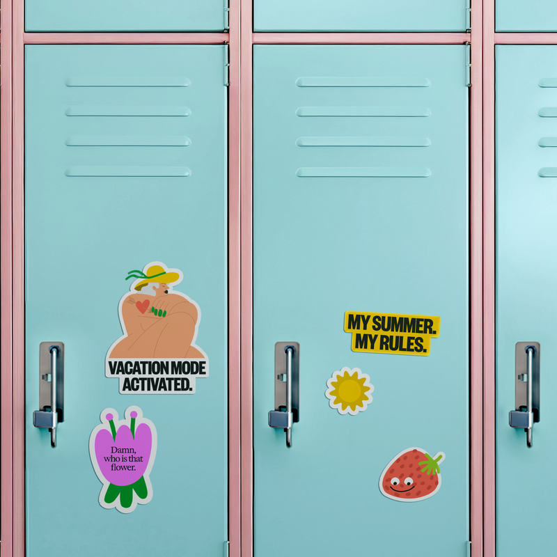 Das Sticker-Set. Für Sommergefühle